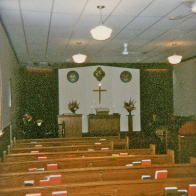 Renovated Iron Bridge United Church Sanctuary With New Furnishings