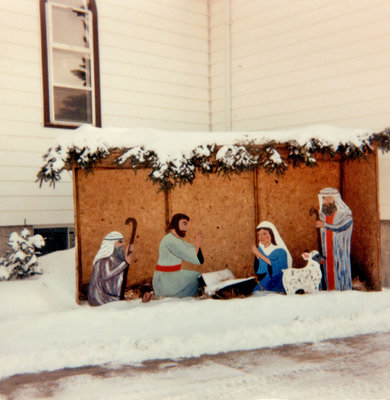 Iron Bridge United Church Nativity Scene - 1985