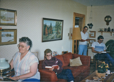 Iron Bridge United Church - Choir Party June 1986