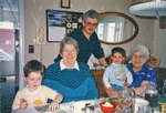 Reverend Paul Stemp and Children With Aunt Janet - 1989