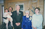 Reverend Neil Young, Reverend Kate Young, Sarah Young and Pat Walker - March 1991