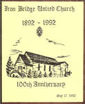 100th Anniversary of Iron Bridge United Church Booklet