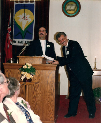 Reverend Neil Young and Ted Linley, May 17, 1992