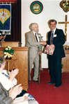Reverend Wally Damm and Ted Linley, May 17, 1992