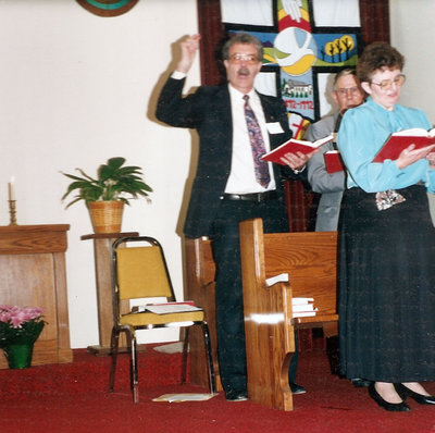 Ted Linley, Ken McClelland, Nancy Mundell, May 17, 1992