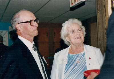 Art and Marie Dunn, 100th Anniversary of Iron Bridge United Church, May 1992