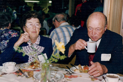 Gollie and Bill Minion, 100th Anniversary Iron Bridge United Church, May 1992