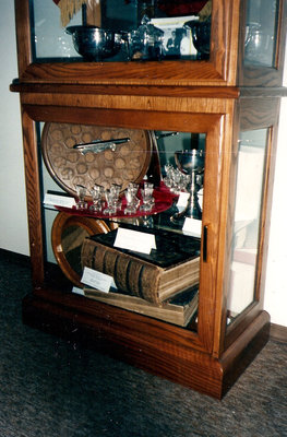 Commemorative's Cabinet, Iron Bridge United Church, May 1992