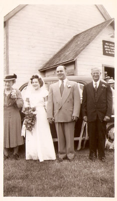 Brewer-Anderson Wedding - Iron Bridge - circa 1948