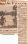 Floods Claim First Victim - April 28, 1979 - Iron Bridge