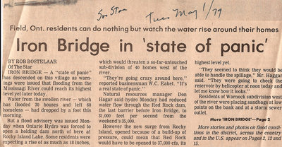 Iron Bridge In State Of Panic, May 1, 1979