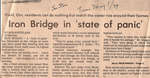 Iron Bridge In State Of Panic, May 1, 1979
