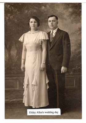 Elsley Allen's Wedding Day - Circa 1930