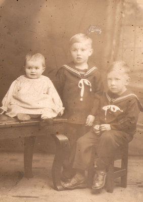 Wilbert Beaton, Ron Bilton, and Glen Bilton - Circa 1930