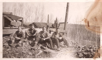 Harvey and Ralph Allen, Bernard Bass and Leonard Allen - Circa 1950