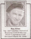 Photo (Obituary) For Ray Allen - March 30, 1990