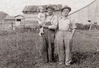 Nelson Allen Holding Larry Walker and Jack Rothwell - Circa 1949