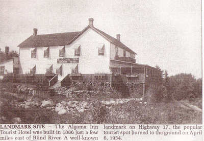 The Algoma Inn Tourist Hotel - Circa 1953