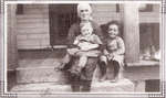 Grandma Mason Holding Harvey and Leonard Allen - Circa 1931