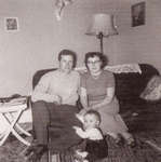 Harvey and Mary Allen With Son Michael - 1954