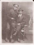 Russell Beemer (In Uniform) & Ephriam Allen - Circa 1940