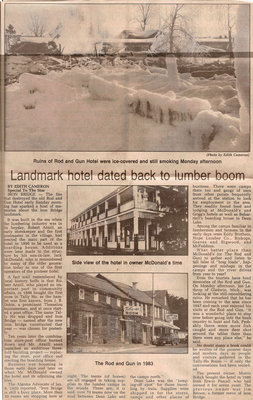 Landmark Hotel Dated Back to Lumber Boom - 1987