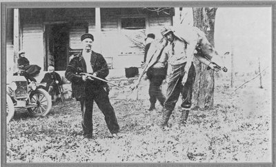 A successful Deer Hunt - Day Twp, Circa 1910