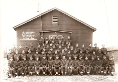 A Squadron 4th Troop.  24. C.A. (B) T. C. Brampton, March 1944