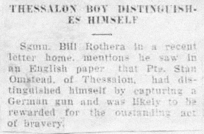 Thessalon Boy Distinguishes Himself-1942