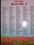 List of Local Citizens Who Served in WWII - 1939-1945