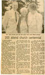 200 Attend Iron Bridge United Church Centennial, 1992
