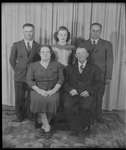 Eaket Family Portrait, Iron Bridge, Circa 1950
