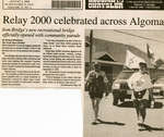 Relay 2000 Celebrated Across Algoma- New Bridge Opens, Iron Bridge, 2000