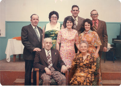 Group Photo Of Mr. and Mrs. Max Tulloch And Family, Circa 1960