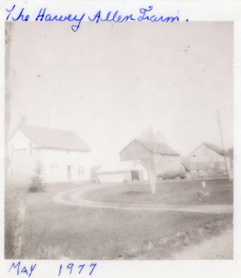 The Harvey Allen Farm, Iron Bridge, 1977