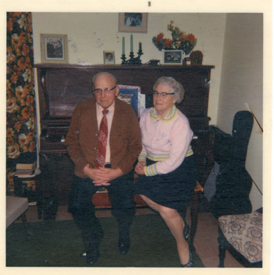 Mr. and Mrs. Neil Draper, Iron Bridge, Circa 1960