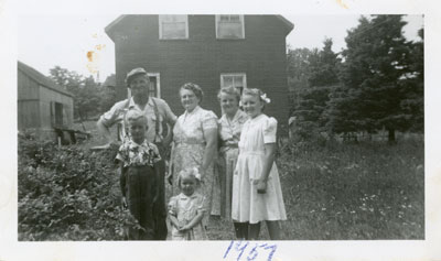 The Baxter Family, Iron Bridge, 1957