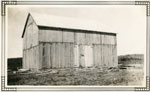 Eric Reid Farm, Barn Raising, Completed Barn, 1933