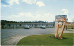 Tulloch`s Motel, Iron Bridge, Highway 17 West, Circa 1955