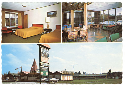 The Estok Motor Inn, Iron Bridge, Circa 1973