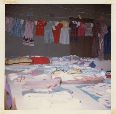 Fall Fair, Sewing and Fancy Work Display, Iron Bridge, 1979