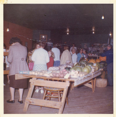 Fall Fair, Vegetable Displays, Iron Bridge, 1979