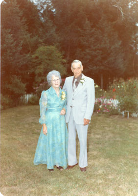 Mr. Percy Gardiner and Mrs. Hattie Gardiner (King) 50th Wedding Anniversary, 1975