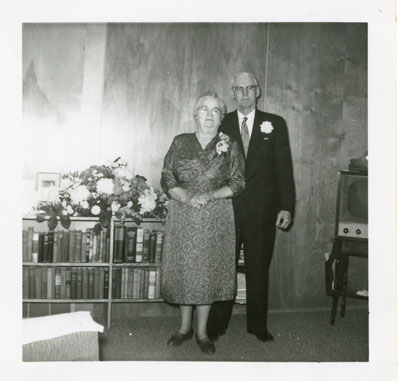 Mr. Robert Nicholson and Mrs. Charlotte Nicholson (Jack) 50th Wedding Anniversary, 1962