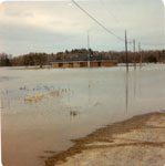 Flooding, Iron Bridge, 1979