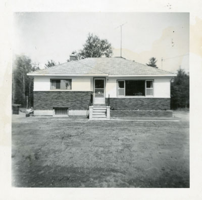 Home of Mr. and Mrs. Percy Gardiner, Iron Bridge, Circa 1965