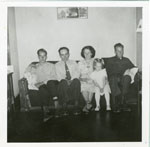 Gordon Seabrook Family, Iron Bridge, Circa 1953