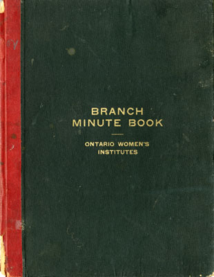 Iron Bridge Women's Institute Branch Minute Book, 1919-1921
