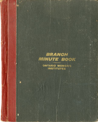 Iron Bridge Women's Institute Branch Minute Book, 1922 - 1926
