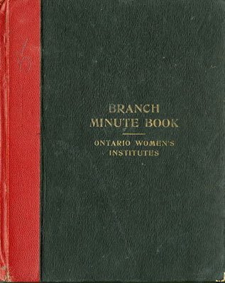 Iron Bridge Women's Institute Branch Minute Book, April 1928 - March 1937